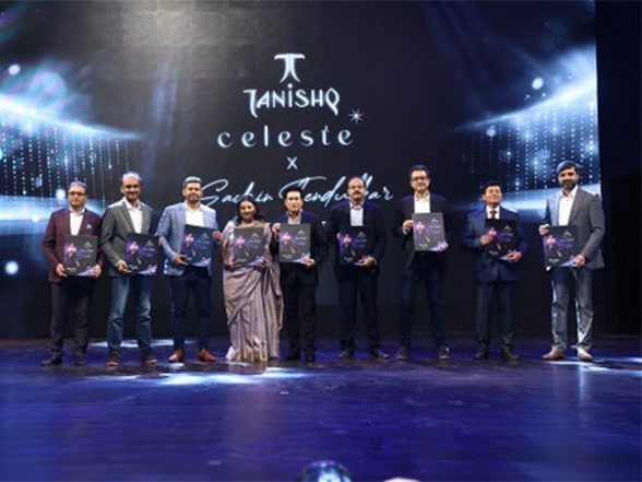 Business News | Tanishq Unveils 'Celeste X Sachin Tendulkar' Solitaire Collection: The Amalgamation of Brilliance and Rarity - Vimarsana News