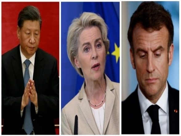 World News | French President, EU Chief to Meet Chinese President Today - Vimarsana News