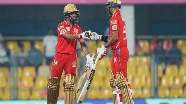 Sports News | IPL 2023: Explosive Fifties from Shikhar, Prabhsimran Power Punjab Kings to 197/4 Against Rajasthan Royals