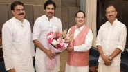 India News | JSP Chief Pawan Kalyan Called on BJP National President JP Nadda