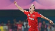 Sports News | IPL: Ellis' Four-fer Helps Punjab Kings Clinch Five-run Win over Rajasthan Royals in Last over Thriller