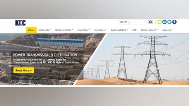 Business News | KEC International Bags Orders Worth Rs 1,213 Cr
