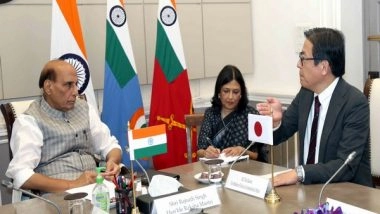 World News | Japan's Vice Minister of Defence for International Affairs Calls on Rajnath Singh