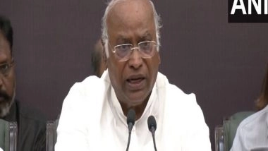 India News | BJP Caused 'disturbances' in Parliament Session, Says Kharge; Counters 'parivarvad' Allegations Against Gandhi Family