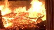 India News | Delhi: Massive Fire at Godown in Samalkha Kapashera Area; No Casualties Reported