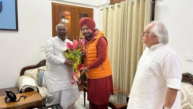 India News | Sidhu Calls on Congress President Mallikarjun Kharge, Senior Party Leader Jairam Ramesh in Delhi