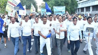 India News | IMA Celebrates World Health Day, Organises Mega Walkathon in Delhi