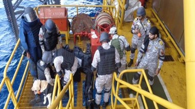 India News | Indian Navy Conducts Offshore Security Exercise 'Prasthan' in Mumbai