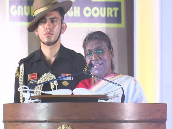 India News | President Murmu Visits Gauhati HC on Completion of 75 Years, Launches Mobile App Bhoroxa for Women, Elders - Vimarsana News