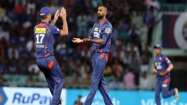 Sports News | IPL 2023: Krunal, Mishra Restrict SRH to 121/8 Against LSG