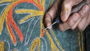 India News | Namda: A Timeless Tradition of Kashmir's Exquisite Woollen Carpets