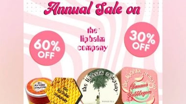 Business News | The Lip Balm Company Announces Annual Sale on Bestselling Lip Balms