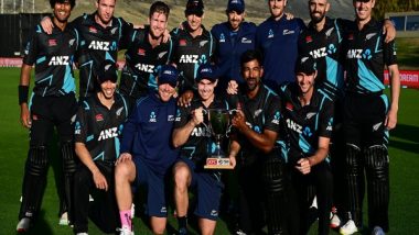 Sports News | Last-ball Thriller: New Zealand Clinch T20I Series 2-1 with 4-wicket Win over Sri Lanka