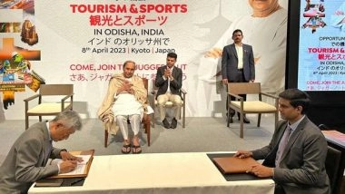 Sports News | Chief Minister Naveen Patnaik Promotes Odisha Tourism, Sports in Kyoto
