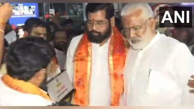 India News | Maharashtra CM Shinde-led Shiv Sainiks Arrive Lucknow, to Visit Ayodhya Temple Tomorrow