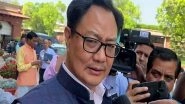 India News | J-K: After Abrogation of Article 370, Border Villages Also Benefit from Govt Schemes, Says Kiren Rijiju