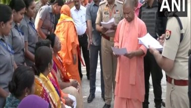 India News | UP: CM Yogi Meets People at 'Janata Darshan' in Gorakhpur