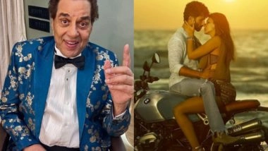 Entertainment News | Dharmendra Posts Happy Pics with Shahid Kapoor, Kriti Sanon as They Wrap Up Their Next Untitled Film