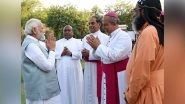 India News | Delhi: PM Modi Visits Sacred Heart Church on Easter