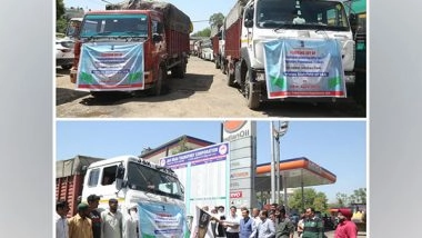 India News | J-K: 100 Trucks Flagged off to Facilitate Migratory Tribal Population
