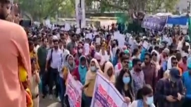 India News | Chhattisgarh: B.Ed, D.Ed Association Stages Protest in Raipur Leading to Scuffle with Police