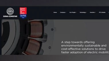 Business News | Auto Parts Manufacturer Sona BLW Precision Inaugurates Its Second-largest Unit in Pune's Chakan