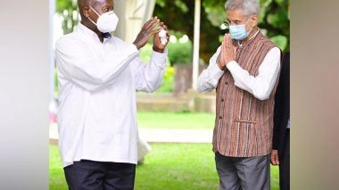 World News | Jaishankar Meets Uganda's President, Congratulates the African Nation on Assuming NAM Chairship
