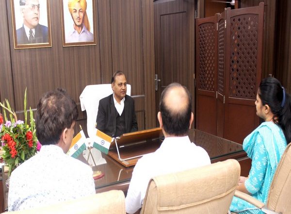 India News | Delhi Jal Board's New Vice-Chairman Somnath Bharti Assumes Charge