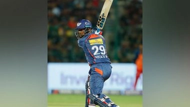 Sports News | IPL 2023: Nicholas Pooran Dedicates 'Player of the Match' Award to Wife, Newborn Child