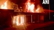 India News | Assam: Fire Breaks out in Rampur Market Area of Nalbari District