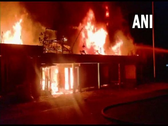 India News | Assam: Fire Breaks out in Rampur Market Area of Nalbari District - Vimarsana News