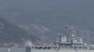 World News | Taiwan Tracks 91 Chinese Aircraft, 12 Naval Ships