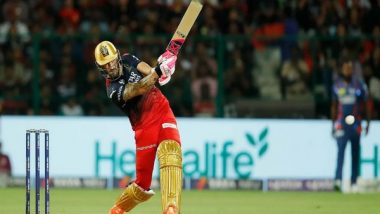 IPL 2023: RCB Captain Faf Du Plessis Completes 300 Sixes in T20 Cricket