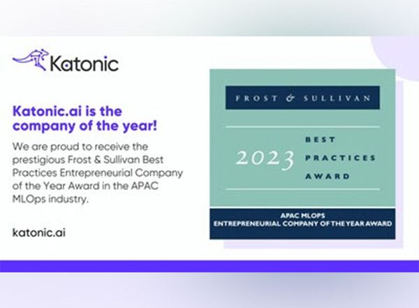 Business News | Katonic.ai Receives the Prestigious Frost & Sullivan Best Practices Entrepreneurial Company of the Year Award in the APAC MLOps Industry