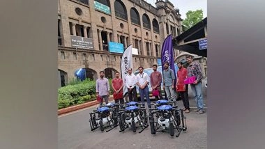 India News | Garuda Aerospace Becomes First Indian Company to Avail Agri-drone Subsidy