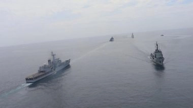 India News | Indian Navy Carries out SLINEX Maritime Operations with Sri Lanka Navy