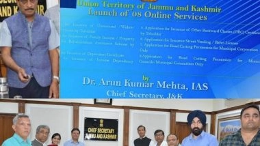 Business News | J-K Adds Another 8 Online Services Under Auto-appeal Mechanism, Taking Total to 22