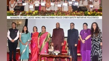 Business News | Mumbai Police and IMC Ladies Wing Announces the Winners for 'CyberSafe Mumbai' Poster Making Competition