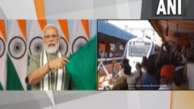 India News | PM Modi Flags off Delhi-Jaipur-Ajmer Vande Bharat Express