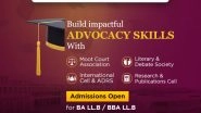 Business News | Embark on a Journey Towards a Bright and Dynamic Career Path with SLS Hyderabad's Progressive BA-LLB and BBA-LLB Programs; Apply Through Acclaimed SLAT 2023