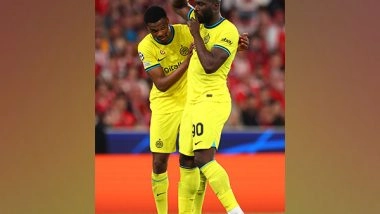 Sports News | UEFA Champions League: Inter Milan End Month-long Winless Streak, Win 2-0 Against Benfica