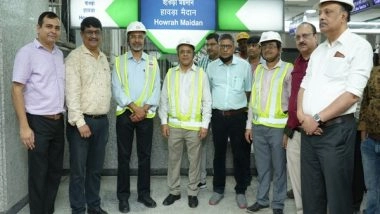 India News | Kolkata Metro Creates History with Maiden Run Through Tunnel Under River Hooghly