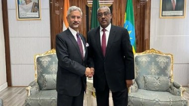 World News | Jaishankar Meets Ethiopian Counterpart in Addis Ababa