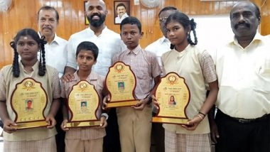 India News | Ramanathapuram District Admin Felicitates Students for Completing Training at Sriharikota Space Research Center