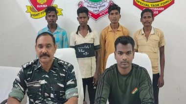 India News | Four Naxals Surrender to Police in Chhattisgarh's Sukma