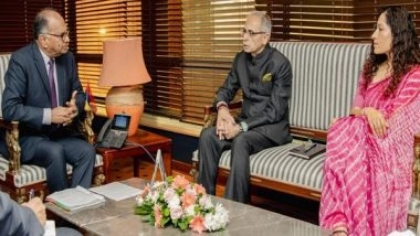 World News | Foreign Secy Vinay Kwatra Calls on Foreign Minister Alan Ganoo on Mauritius Visit