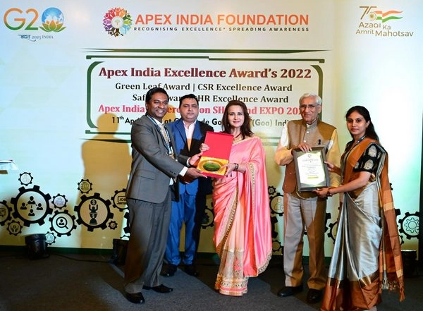 Business News | Brandix India Apparel City Wins Apex India Green Leaf Platinum Award for Sustainability