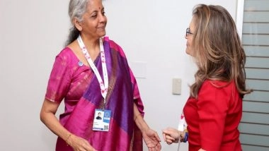 World News | FM Sitharaman Meets Canadian Counterpart Freeland at 2023 Spring Meeting
