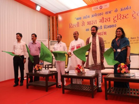 India News | Bharat Gaurav Tourist Train on Ambedkar Circuit Flagged off from Delhi - Vimarsana News