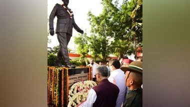 India News | Uttarakhand CM Pushkar Dhami Inaugurates Statue, Memorial Site of CDS Bipin Rawat